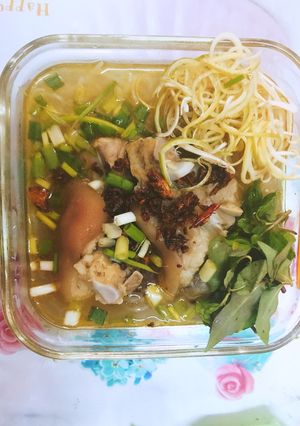 Hình của món Bún giò heo (Das-Đèn xanh).