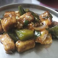 A picture of Paneer chilli.