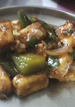 A picture of Paneer chilli.