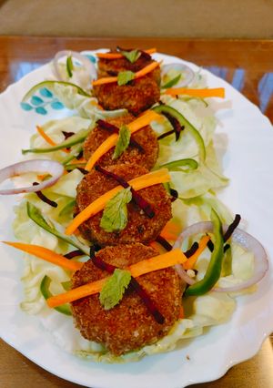 A picture of Chicken Cheese Cutlets.