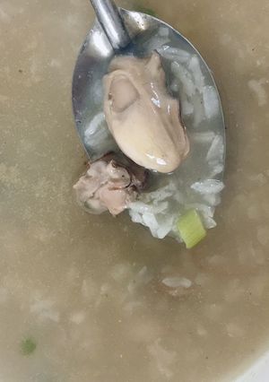 Hình của món Cháo hàu sữa.