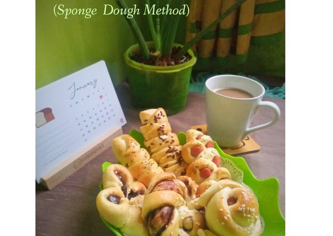 Roti Manis (Sponge Dough Method)