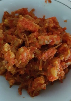 Foto resep Sambal lado teri dan tempe