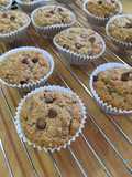 Cinnamon muffins with oats and fresh ginger