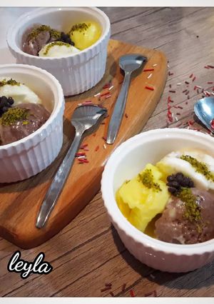 عکسی از دستور بستنی سنتی 😋😍