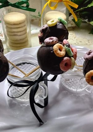 Una foto de Cake pops para niños