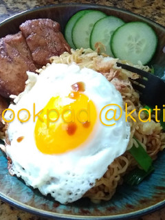 A picture of Mie Goreng Ramen Noodles.