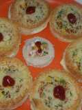 Vegies bread canapes