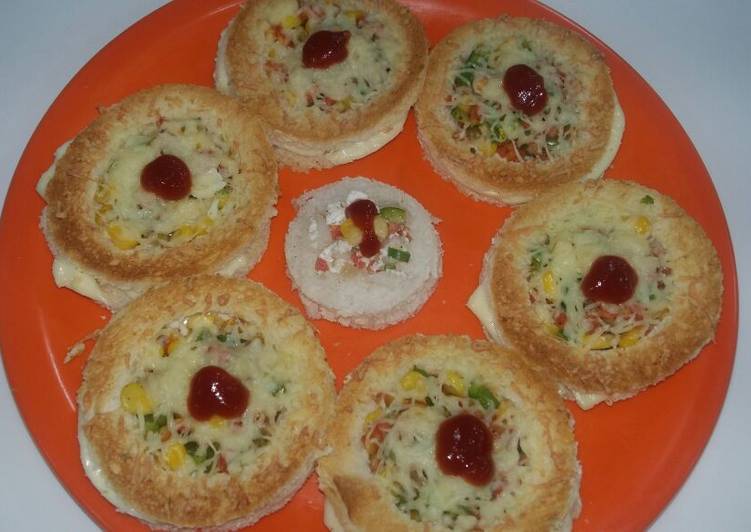 Recipe of Favorite Vegies bread canapes