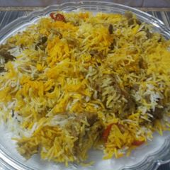 A picture of Mutton biryani.