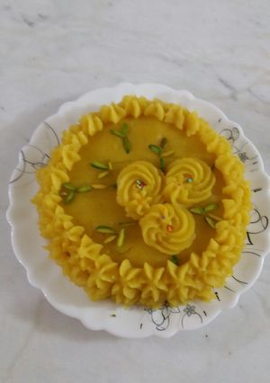 عکسی از دستور حلوای شیر