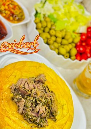 عکسی از دستور کته و تن ماهی