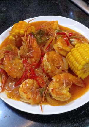 Foto resep Udang saus padang ala resto