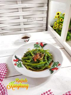 Foto resep Rujak kangkung