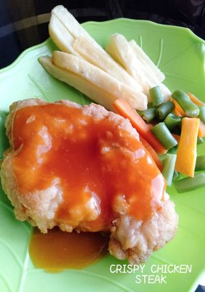 Foto resep Chicken steak crispy (steak ayam)