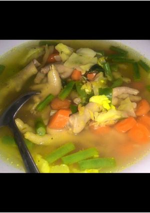 Foto resep Sup ceker simple