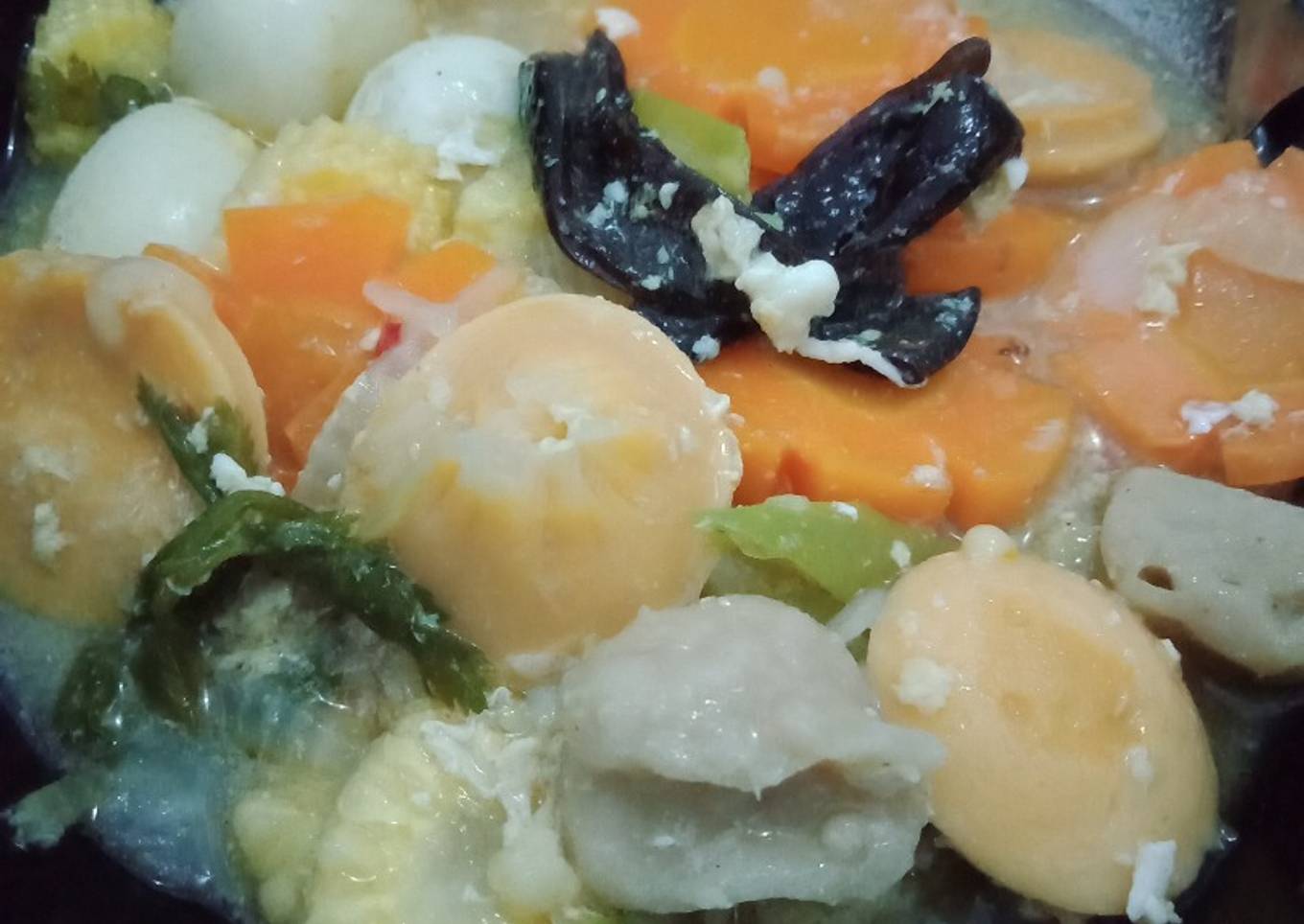 Capcay kuah kental