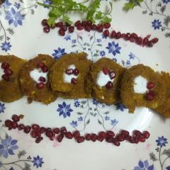 A picture of Leftover sabzi ki tikki.
