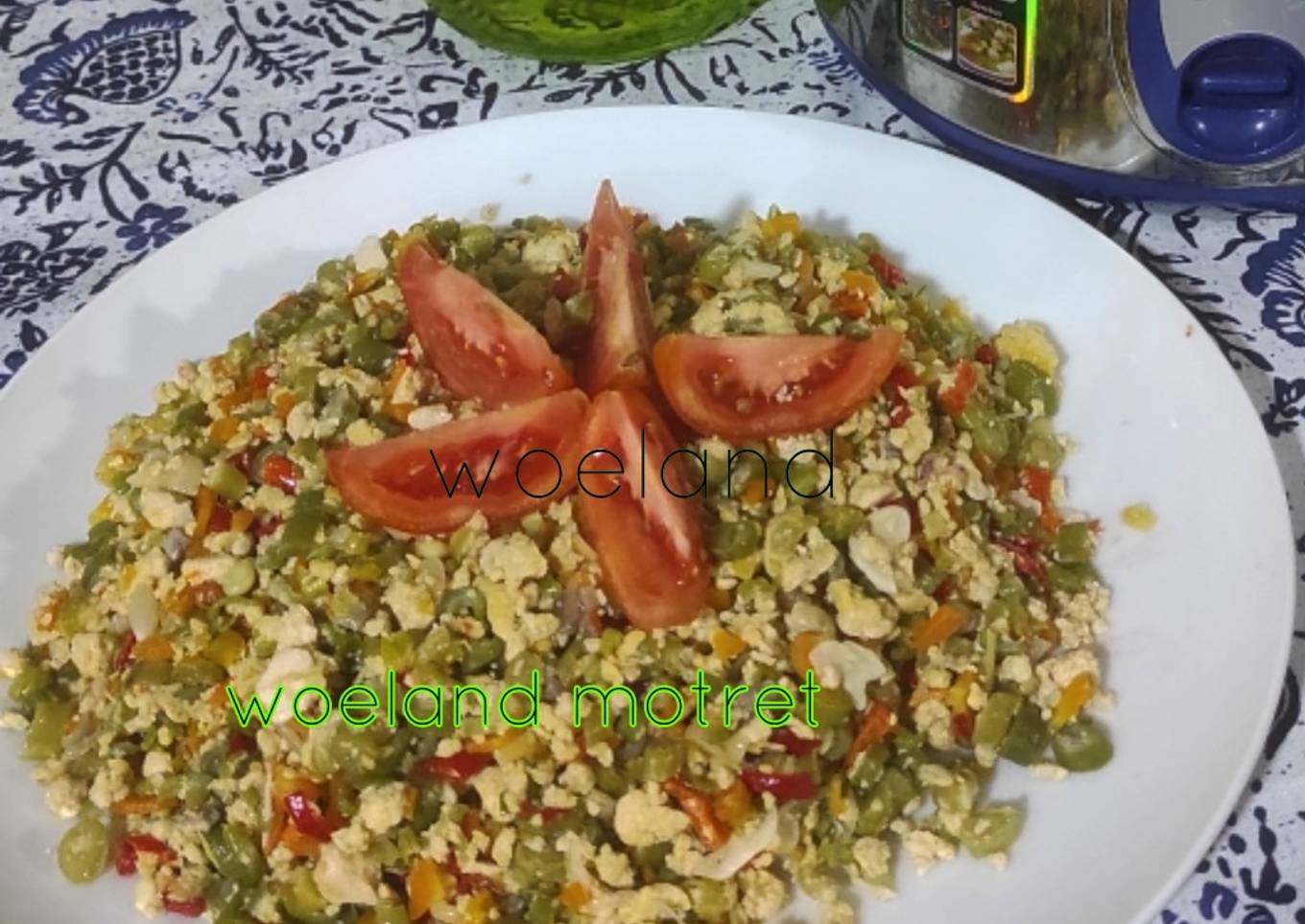 Orak Arik Tahu Buncis Telur