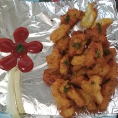 A picture of French fries pakoda.