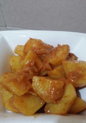 A picture of Masala potatoes.