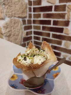 Foto di Cestino di pasta fillo con crema al mascarpone