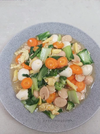 Easy Steps to Make Capcay Kuah Kental the Delicious Makes you drool