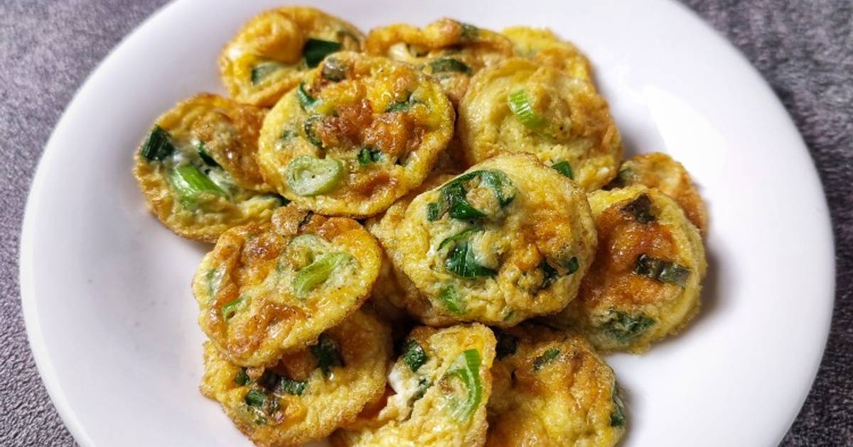 Resep Telur Congkel Jajanan Sd Telur Dadar Mini Oleh Asriwida Cookpad