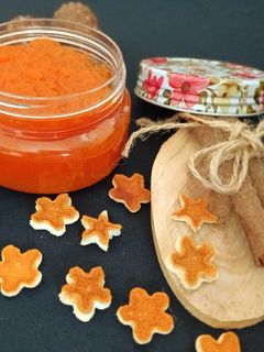 عکسی از دستور مربای هویج دارچینی با لعاب دانه به