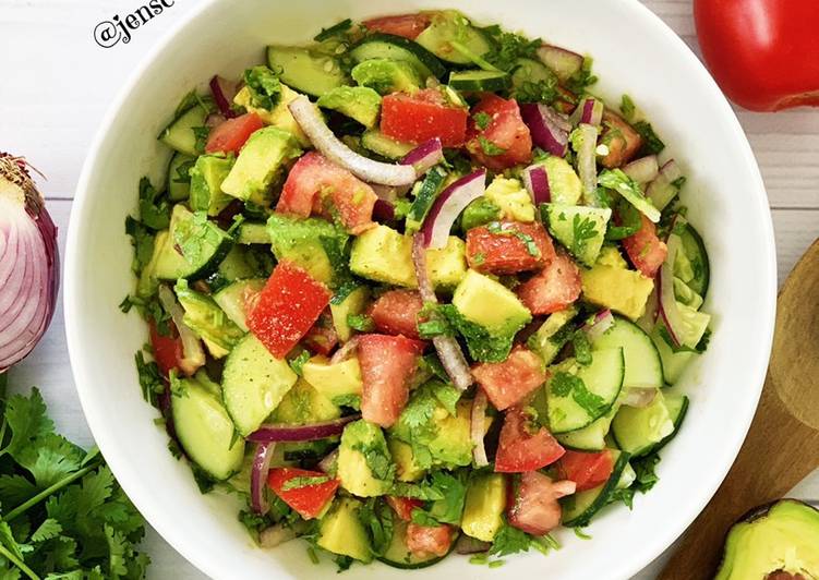 Recipe of Quick Avocado Tomato Cucumber Salad