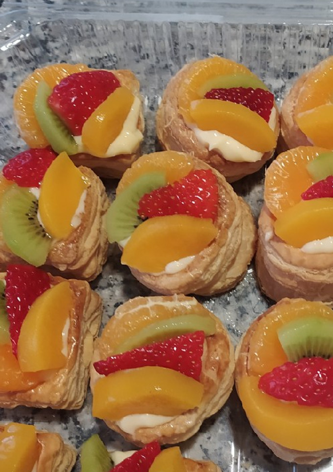 Una foto de Cestitas de frutas