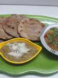Kuttu ki roti and tarbuj (watermelon) ki sabji