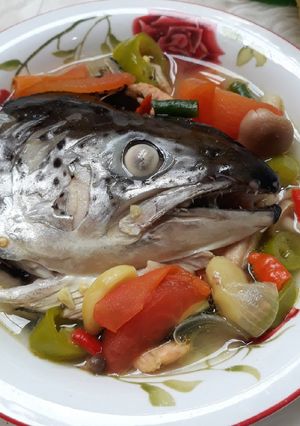 Foto resep Sup Asam Pedas Kepala Salmon