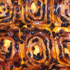 A picture of Chelsea buns.
