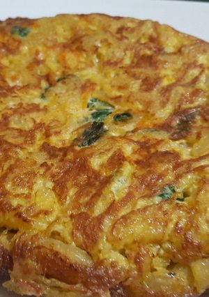 Foto resep Omlette makaroni