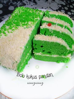 Foto resep Bolu kukus pandan