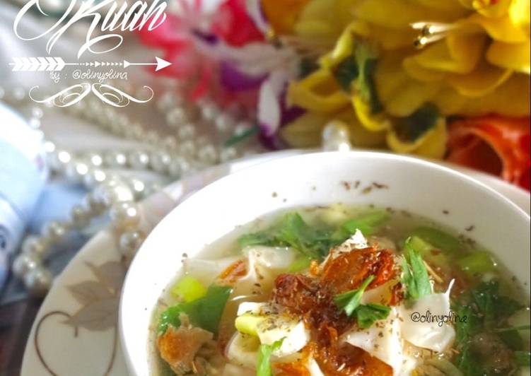 Pangsit Cumi Kuah Imlek