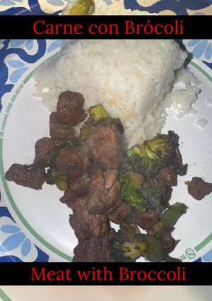Una foto de Carne con Brócoli estilo Allyta