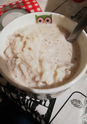 Una foto de Arroz con leche casero