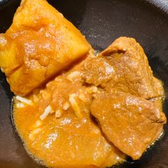 A picture of Crockpot Beefy Onion Stew.