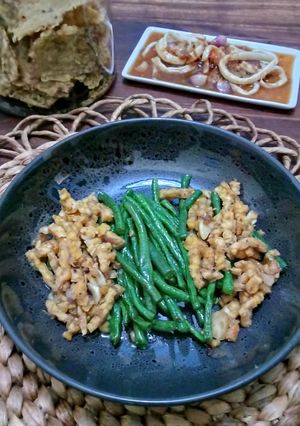 Foto resep Tumis Kacang Panjang dan Tempe