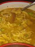 Sopa de tortilla (Alineada con mi dieta)