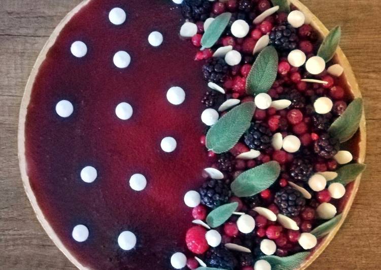 Cheesecake ai frutti di bosco 🌷