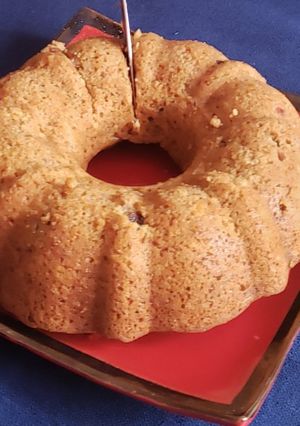 A picture of Fruit cake, boiling method.