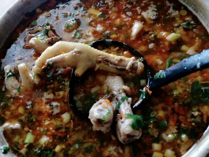 Cara Gampang Membikin Resep Seblak kuah tulang ceker cabe setan yang Lezat Sekali Anti Ribet, Mantap Sekali