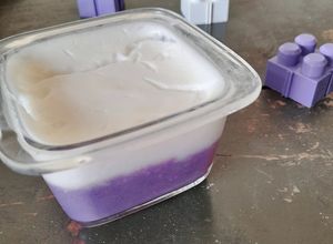 Foto resep Lumpur Surga Ubi Ungu snack MPASI 7+ BB booster