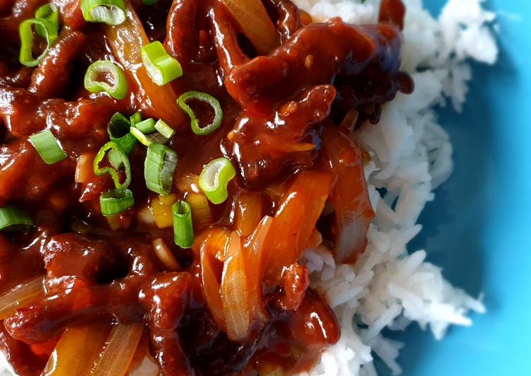 Chinese-style crispy beef