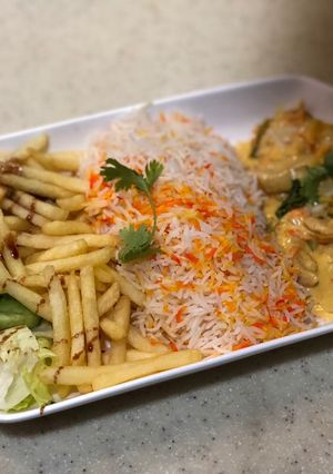 صورة لوصفة دجاج بالكريمة