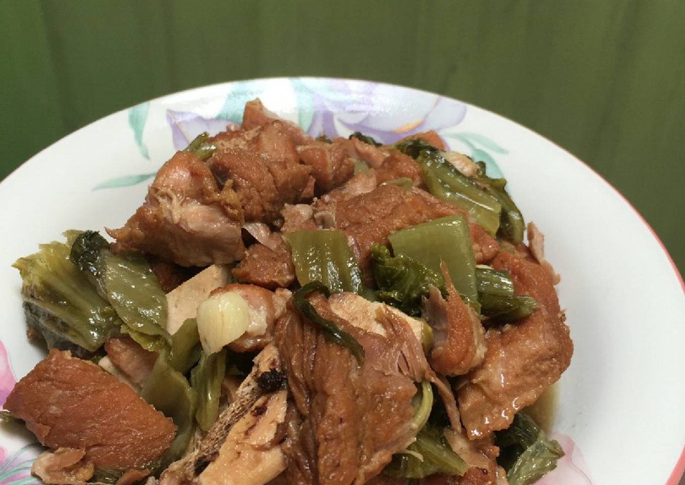 16. Babi hong sayur asin ala Narcissus