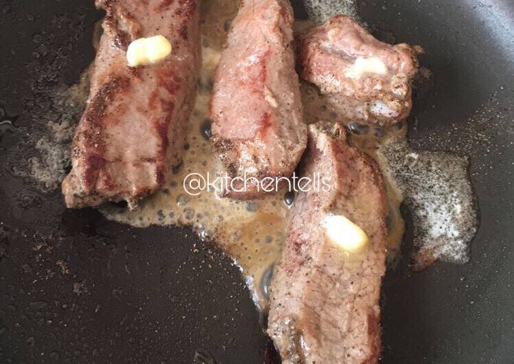 Pan Grill Beef Steak